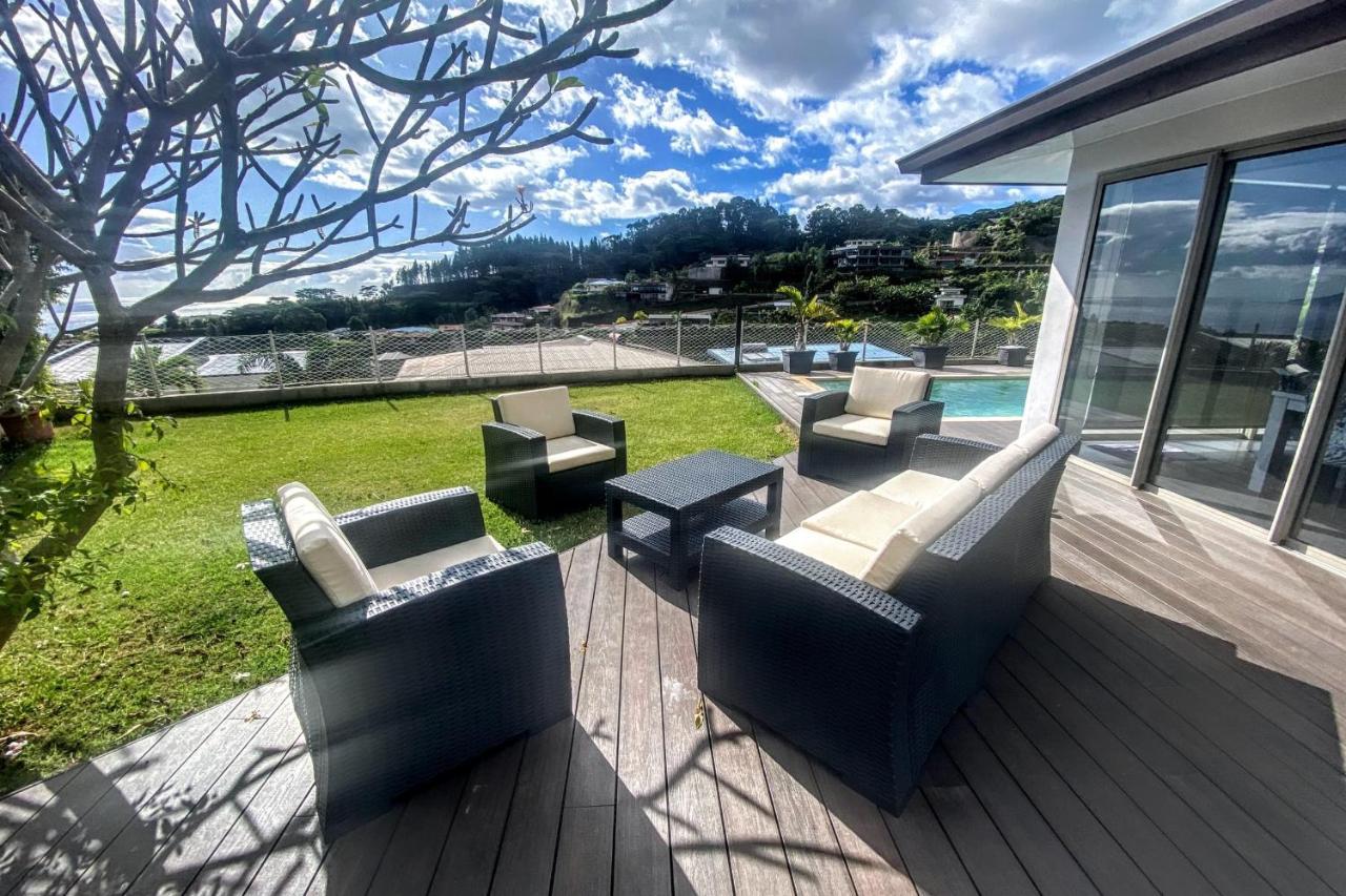 Villa Tiki Wonderfull Sea View Punaauia  Exteriér fotografie