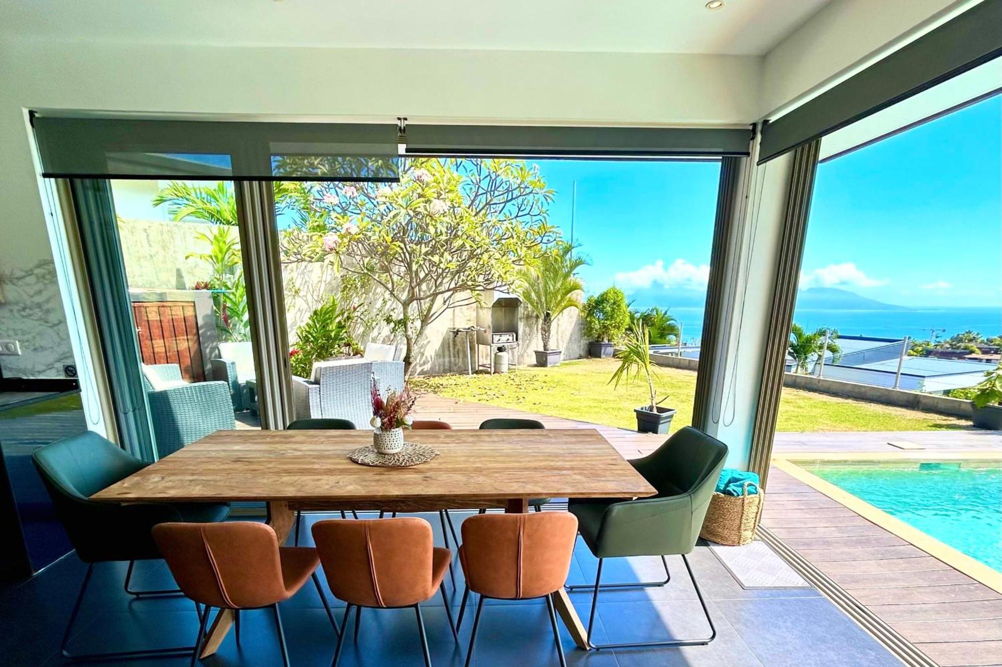Villa Tiki Wonderfull Sea View Punaauia  Exteriér fotografie